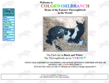 Tablet Screenshot of colorworld-ranch.com